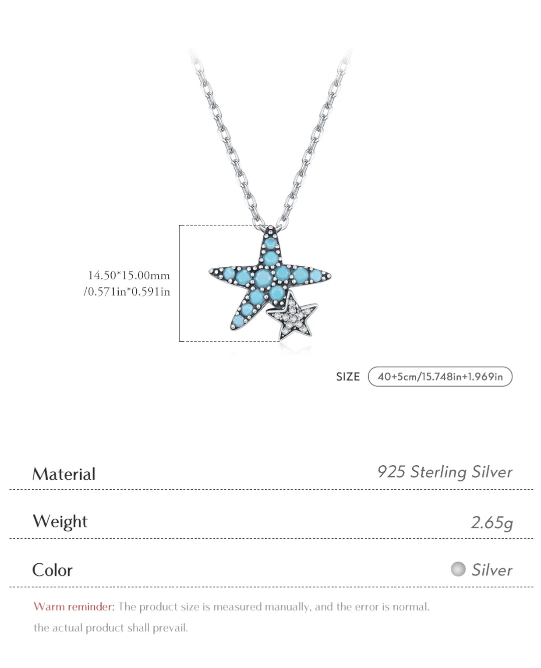 ocean star necklace