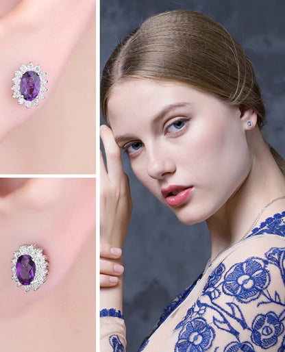 Sapphire Stud Earrings
