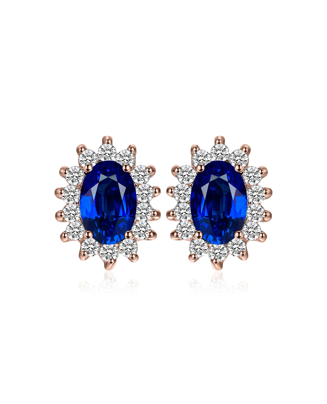 sapphire stud earrings