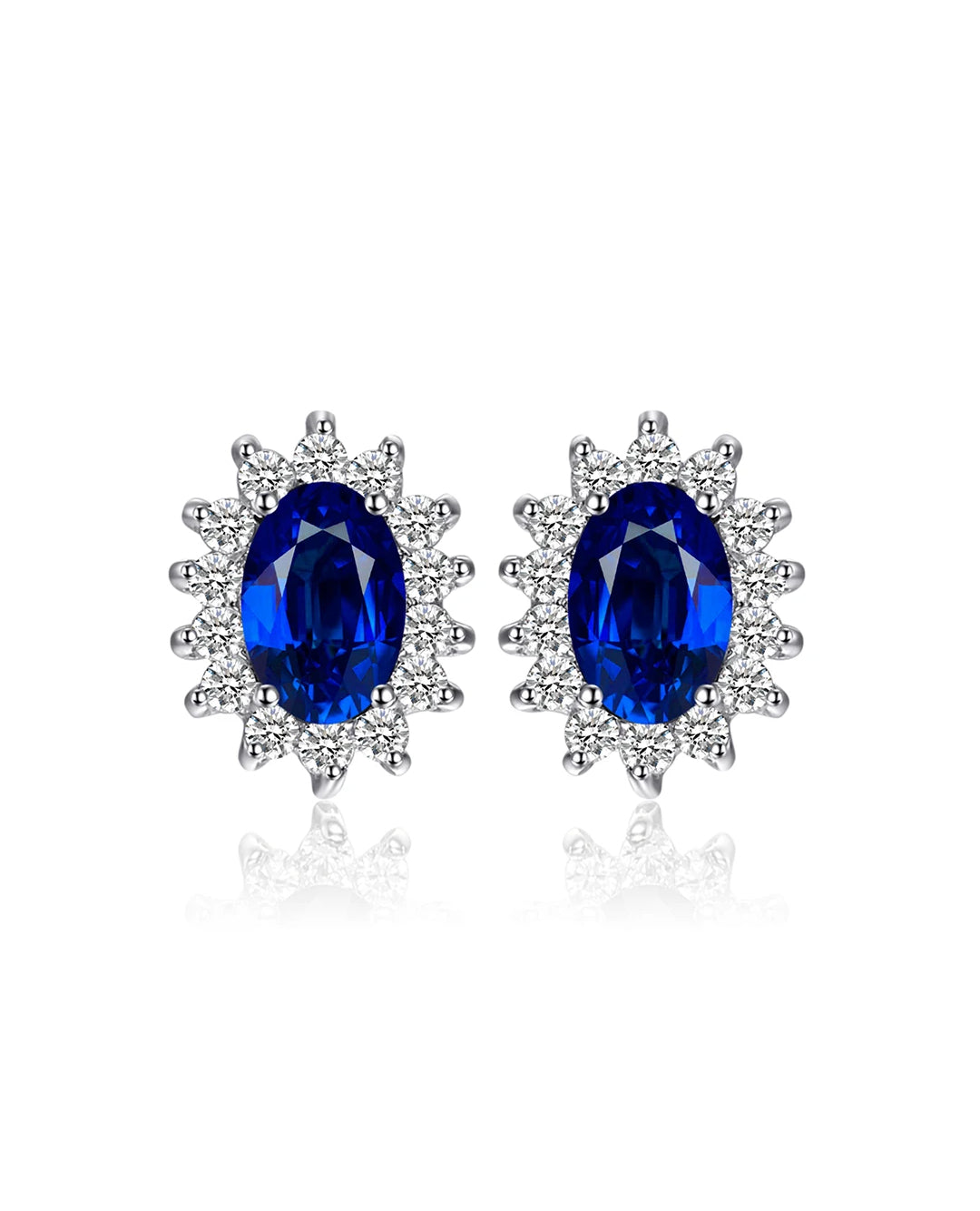 sapphire stud earrings
