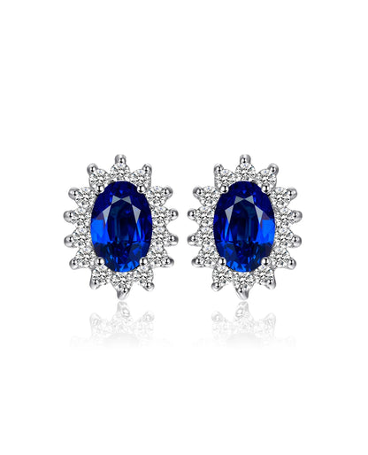 Sapphire Stud Earrings