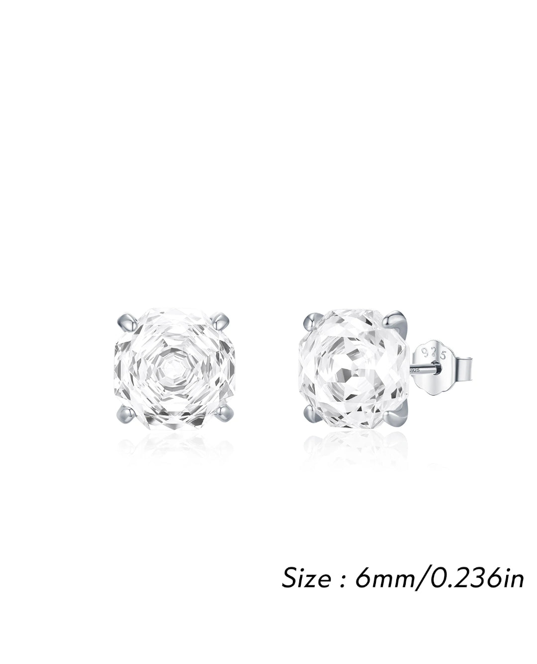 aurora cz studs