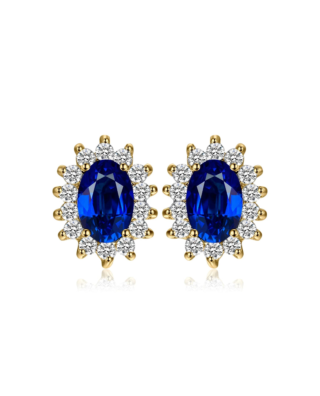 sapphire stud earrings