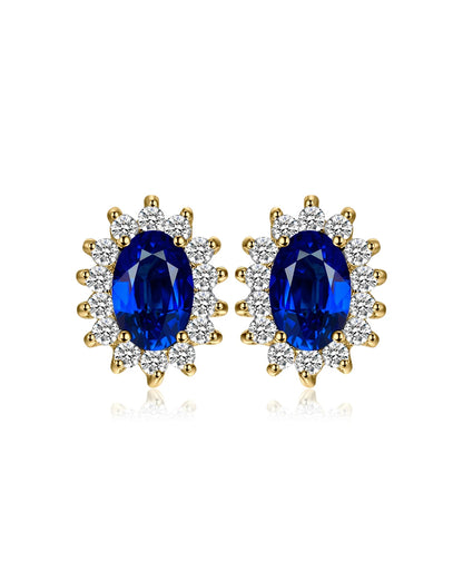 Sapphire Stud Earrings