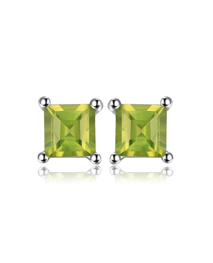 Square Studs in Sterling Silver