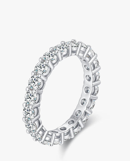 Full Eternity Moissanite Ring