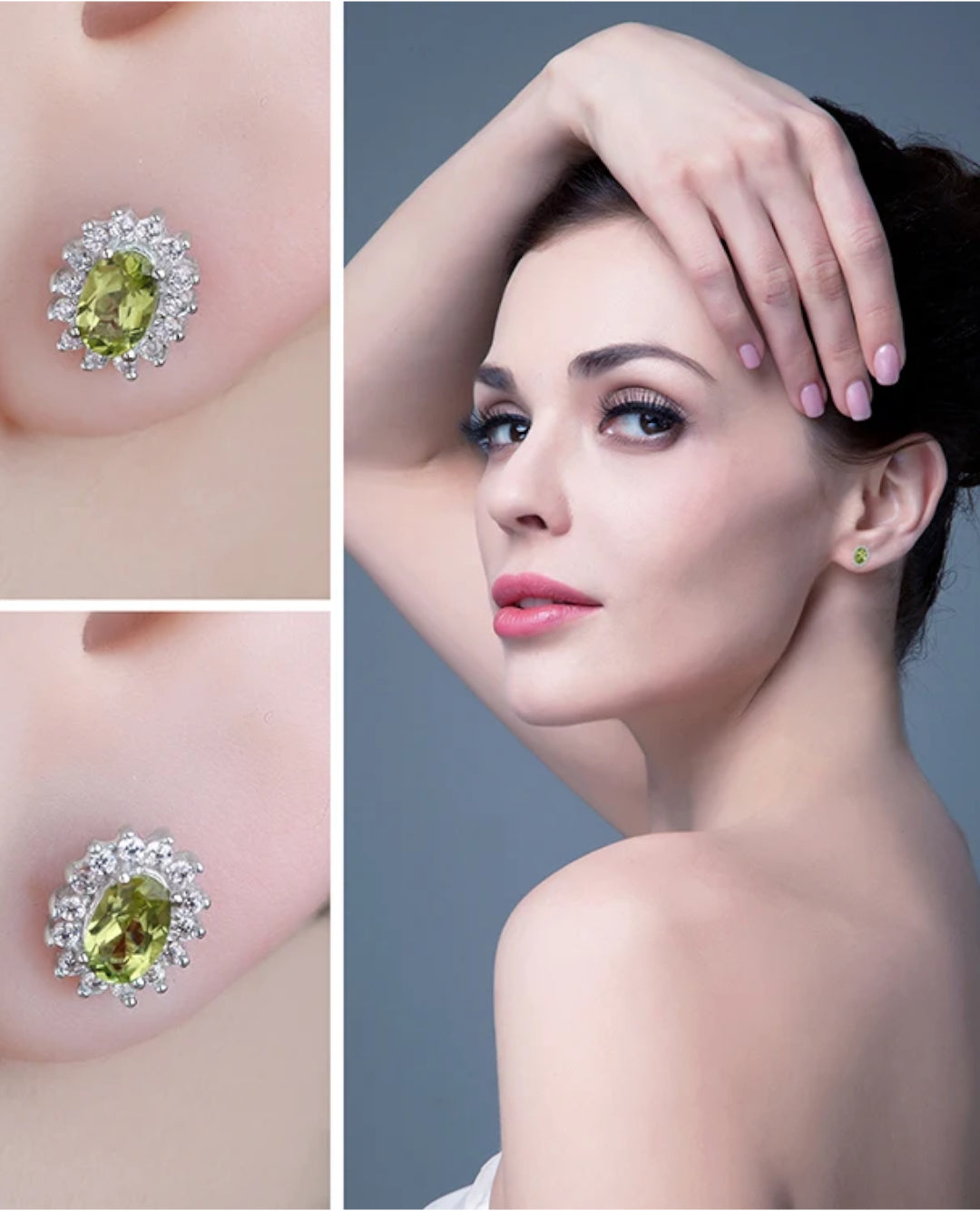 sapphire stud earrings