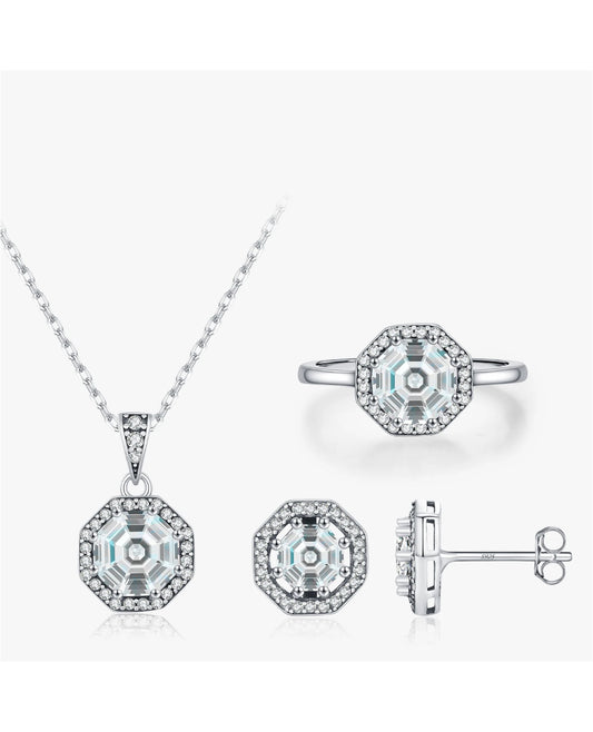 Vintage Octagon Sparkle Set