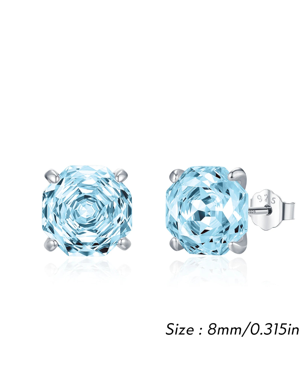aurora cz studs