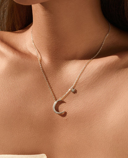 Crescent Charm Necklace