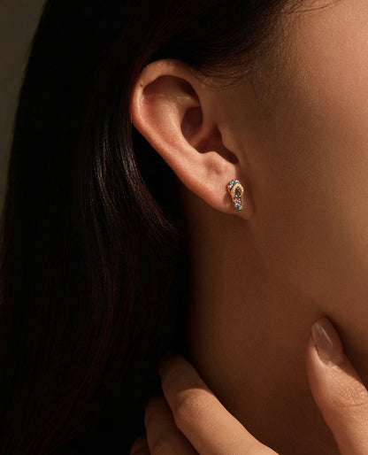 Colorful Slipper Stud Earrings