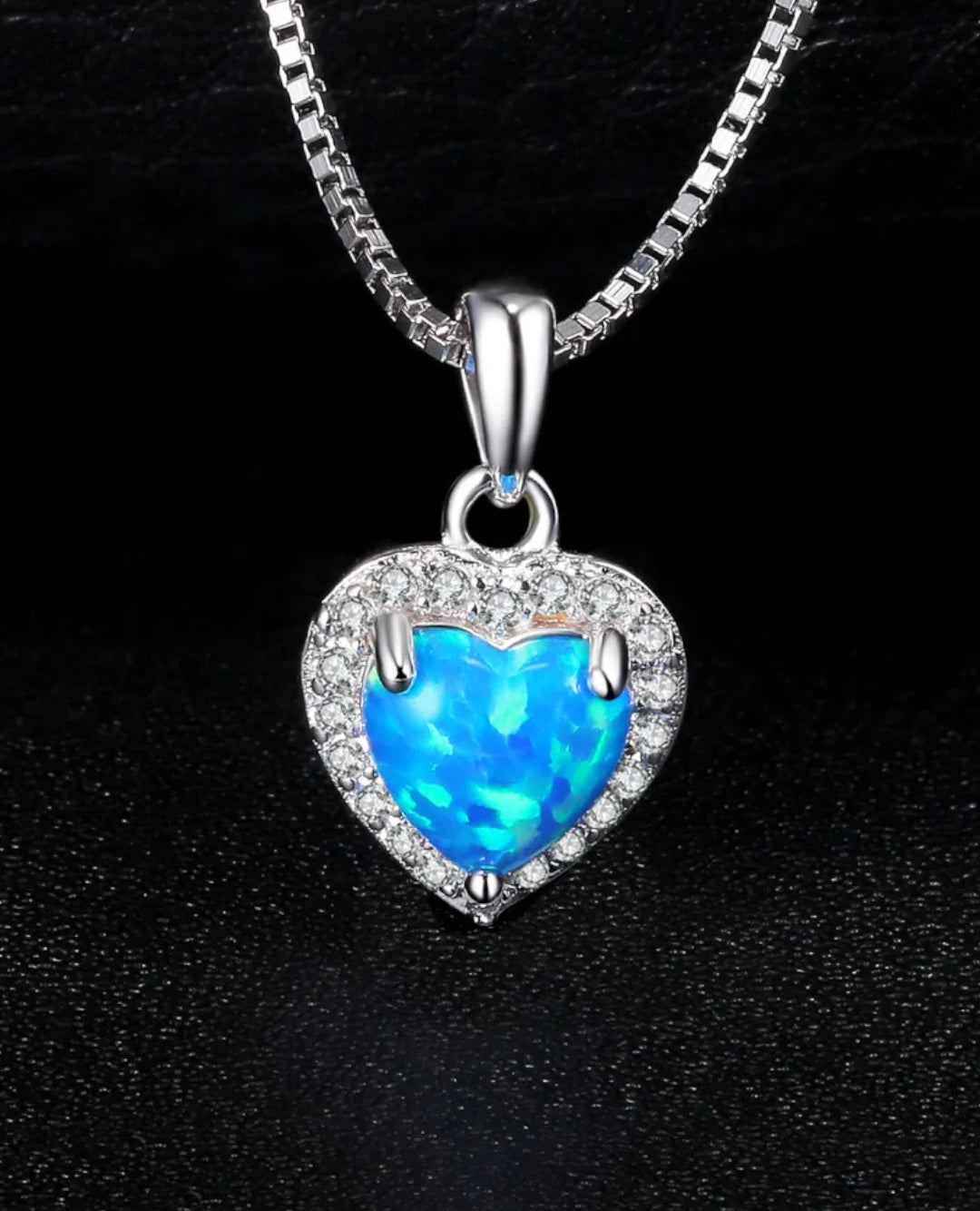sterling silver heart pendant