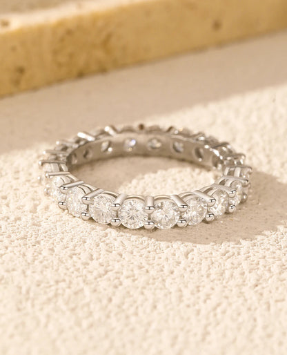 Full Eternity Moissanite Ring