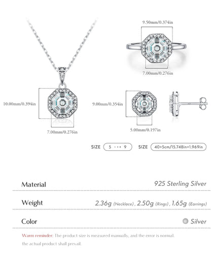 Vintage Octagon Sparkle Set