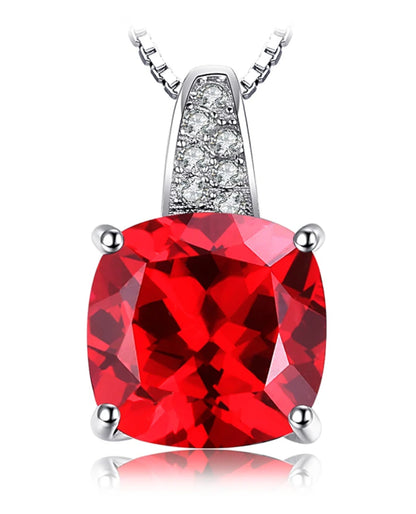 Cushion Nano Emerald Pendant
