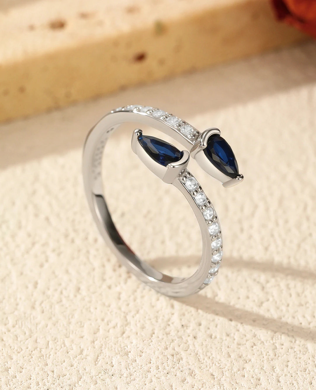 minimal blue bypass ring