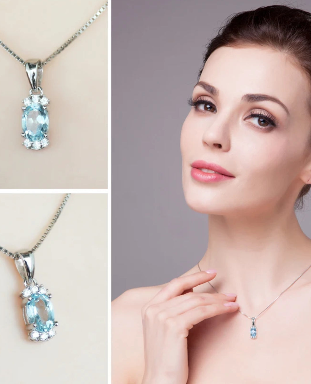 oval sky blue topaz