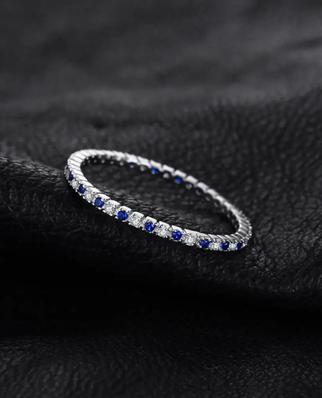 created spinel & ruby accent band