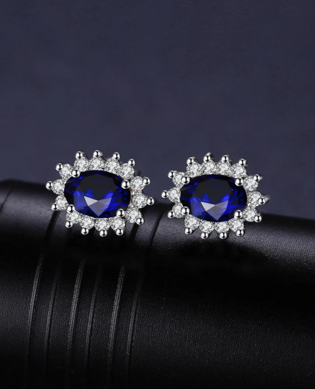 sapphire stud earrings