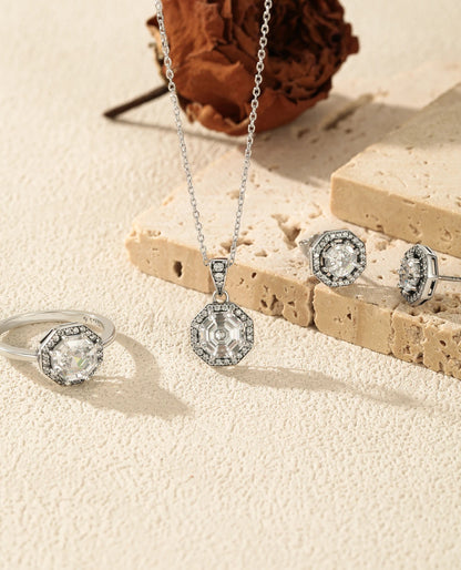 Vintage Octagon Sparkle Set