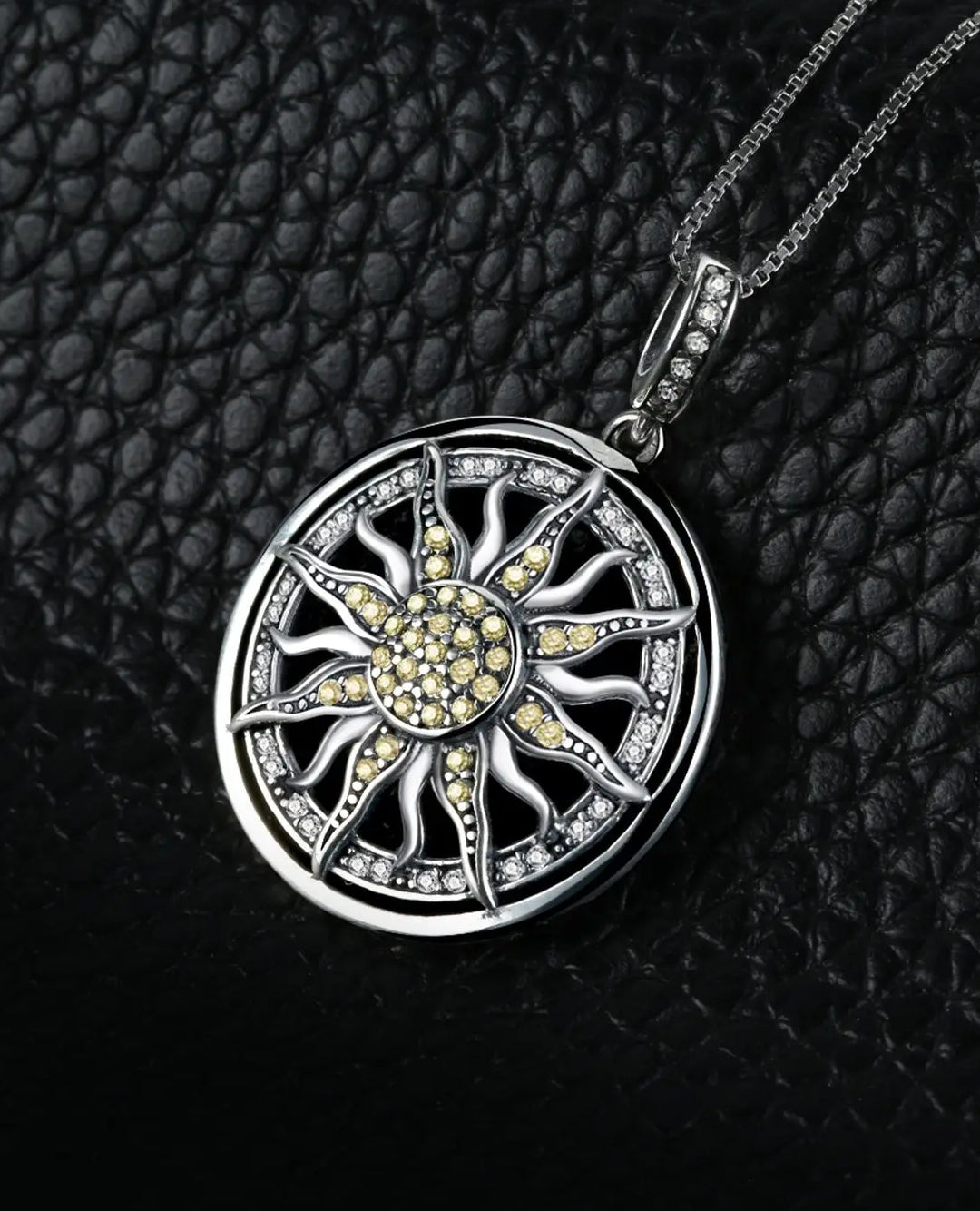 celestial sun pendant