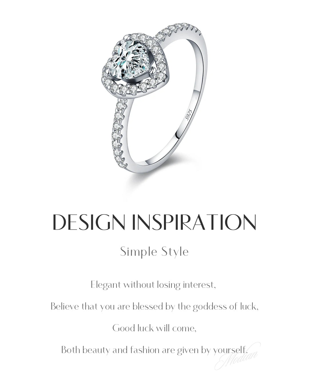 heart halo moissanite ring