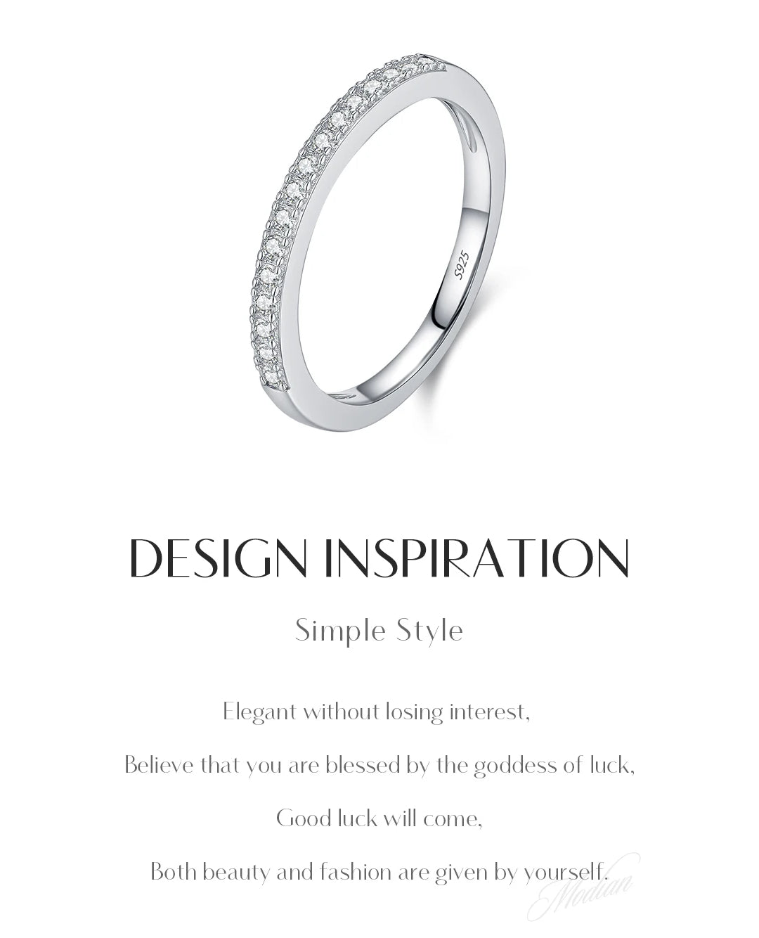 slim sparkle wedding band