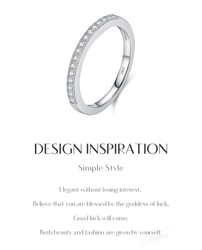 Slim Sparkle Wedding Band