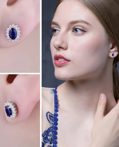 Sapphire Stud Earrings