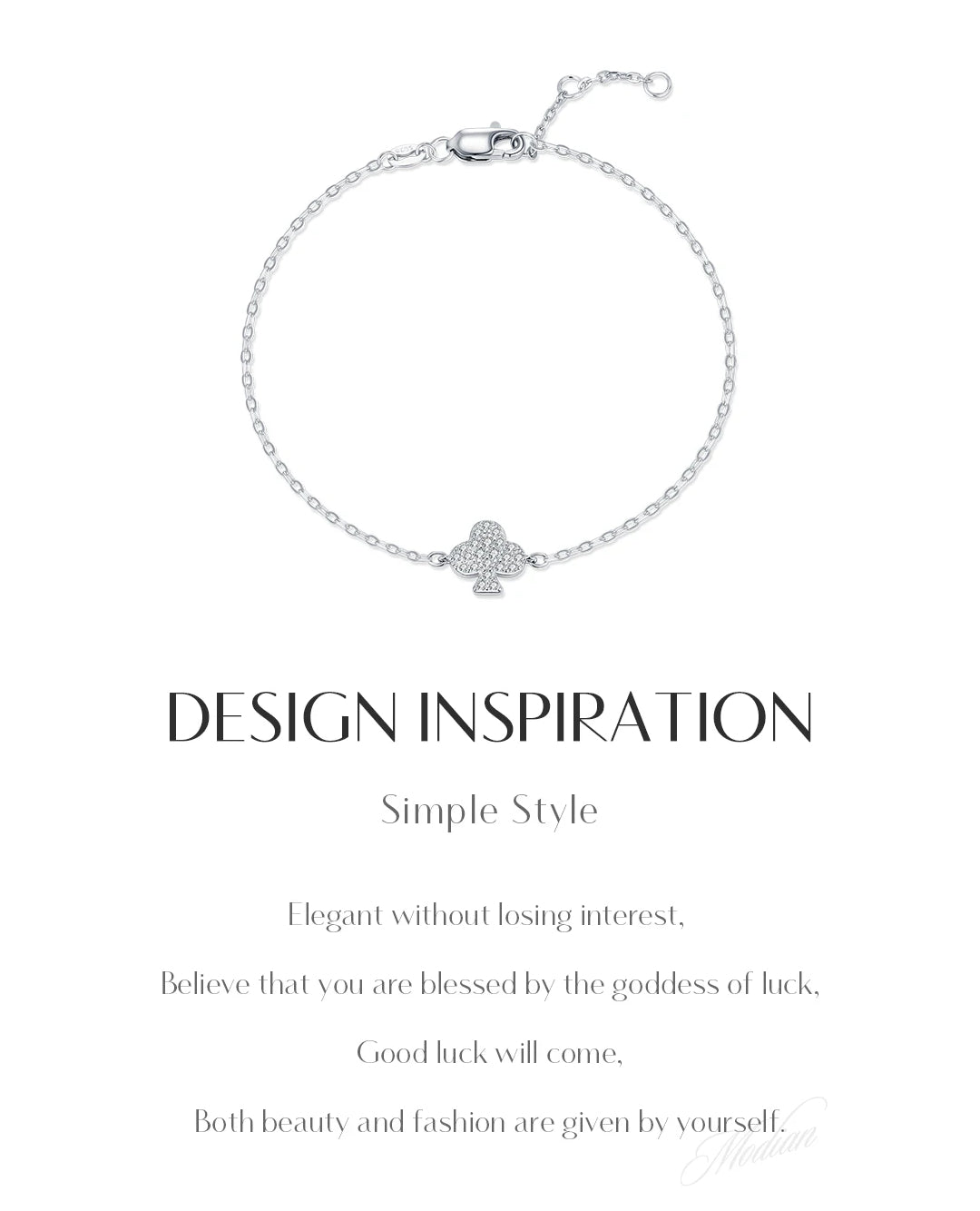 lucky club moissanite bracelet