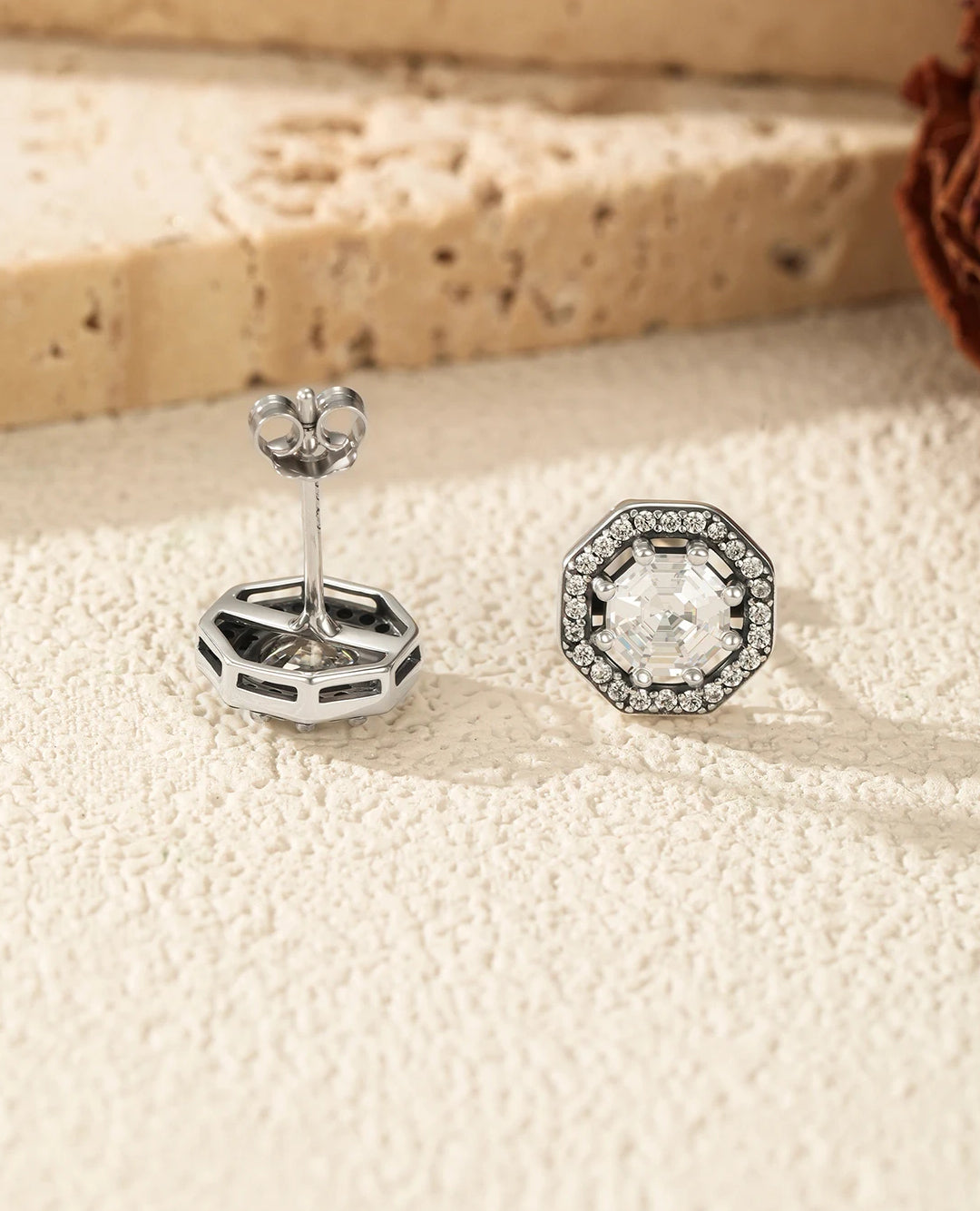 vintage octagon sparkle set