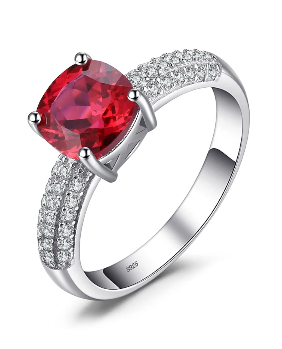 green nano emerald solitaire ring