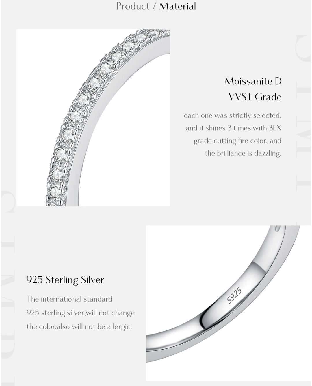 slim sparkle wedding band