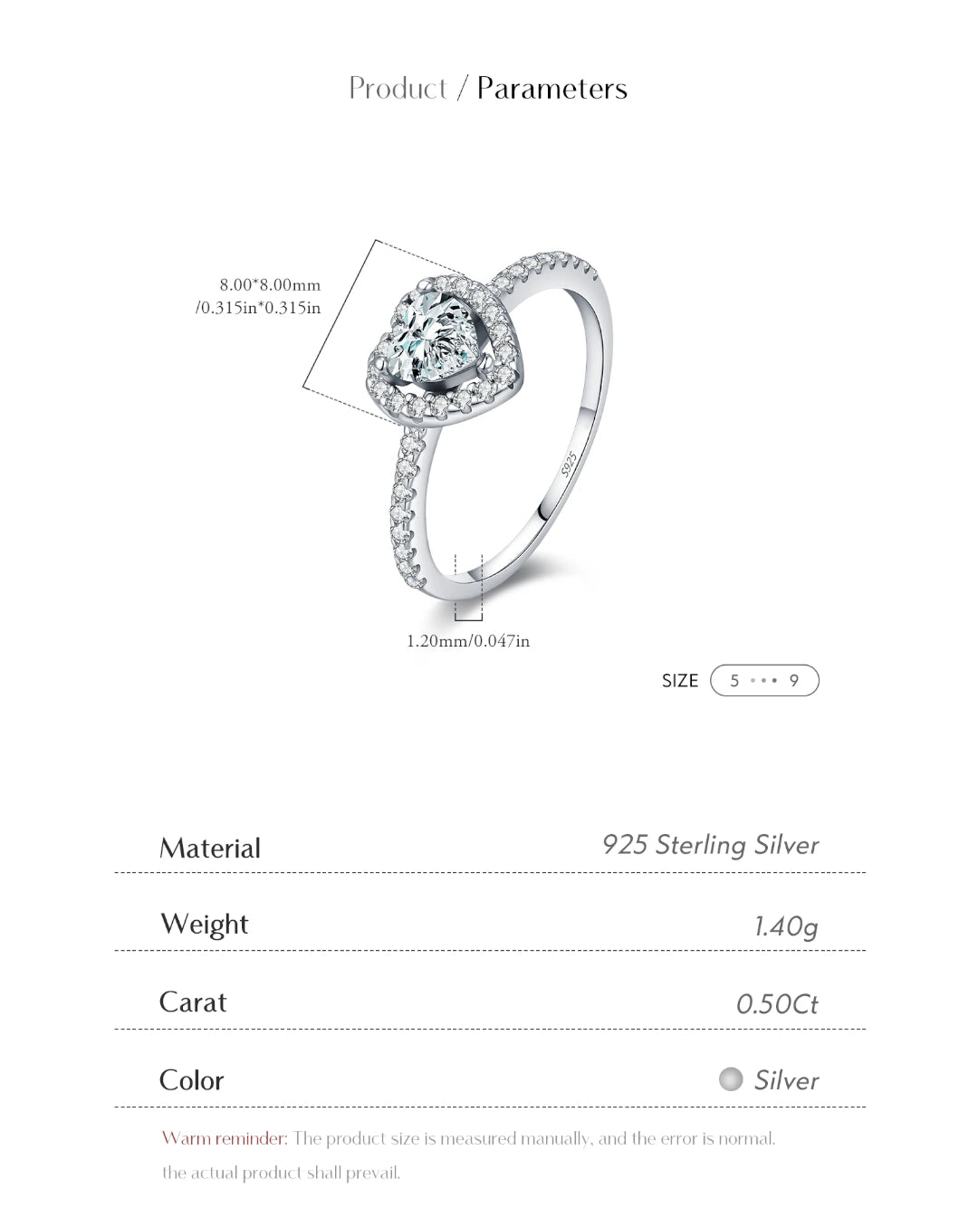 heart halo moissanite ring