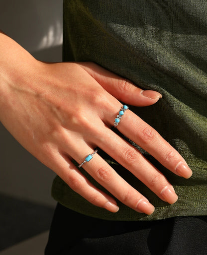 Turquoise Trio Stack Ring