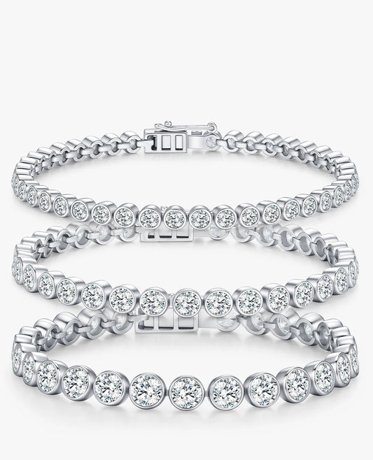 Classic Round Moissanite Bracelet