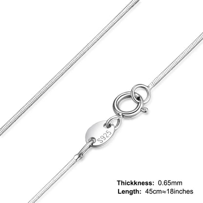 925 Sterling Silver Chain Necklace