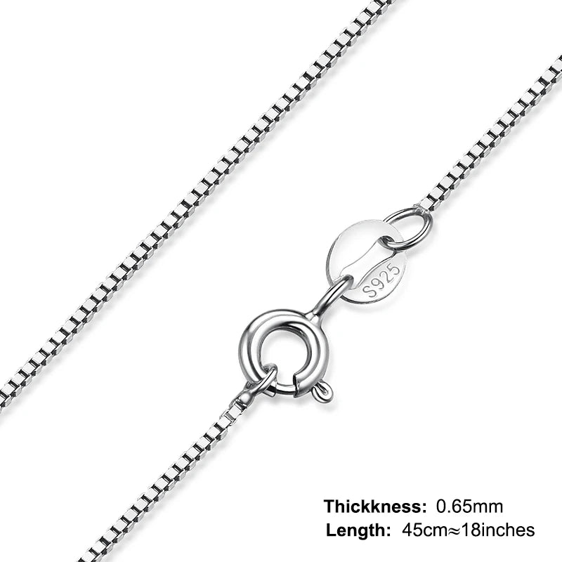 925 sterling silver chain necklace