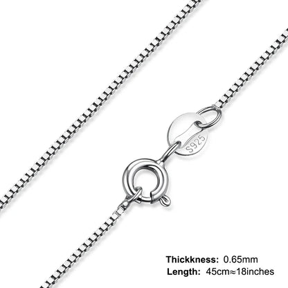 925 Sterling Silver Chain Necklace