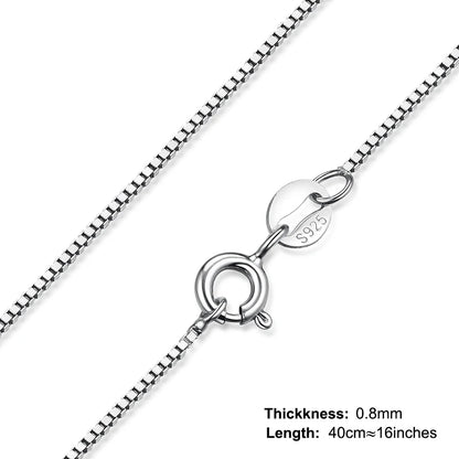 925 Sterling Silver Chain Necklace