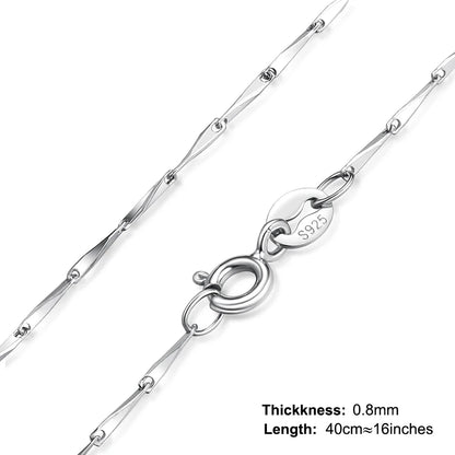 925 Sterling Silver Chain Necklace