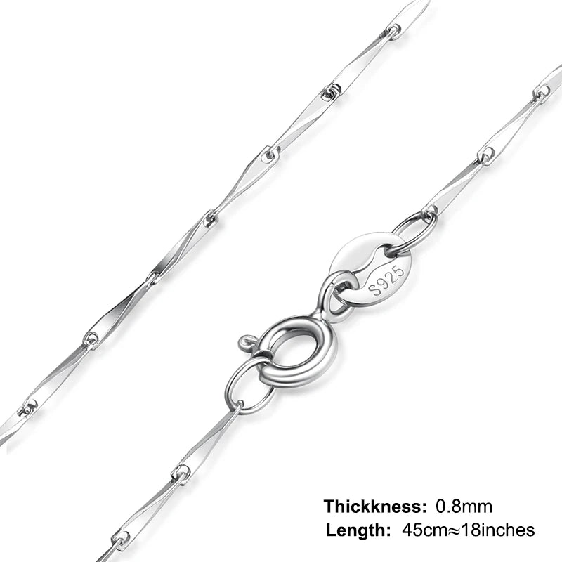 925 sterling silver chain necklace