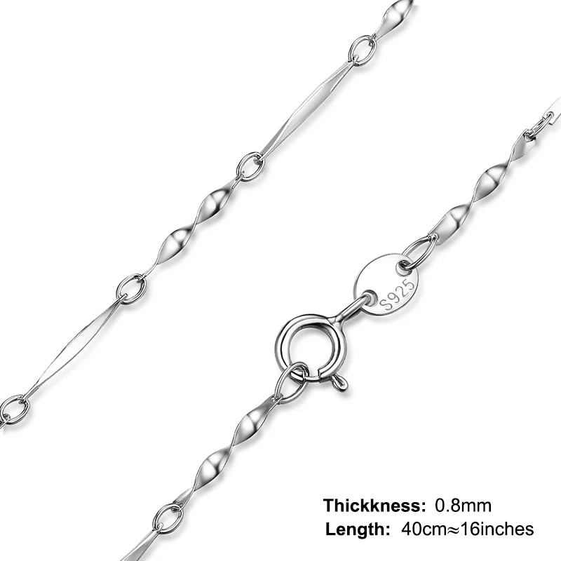 925 sterling silver chain necklace