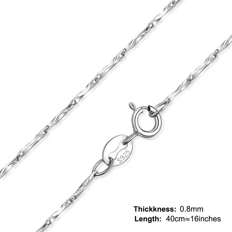 925 sterling silver chain necklace