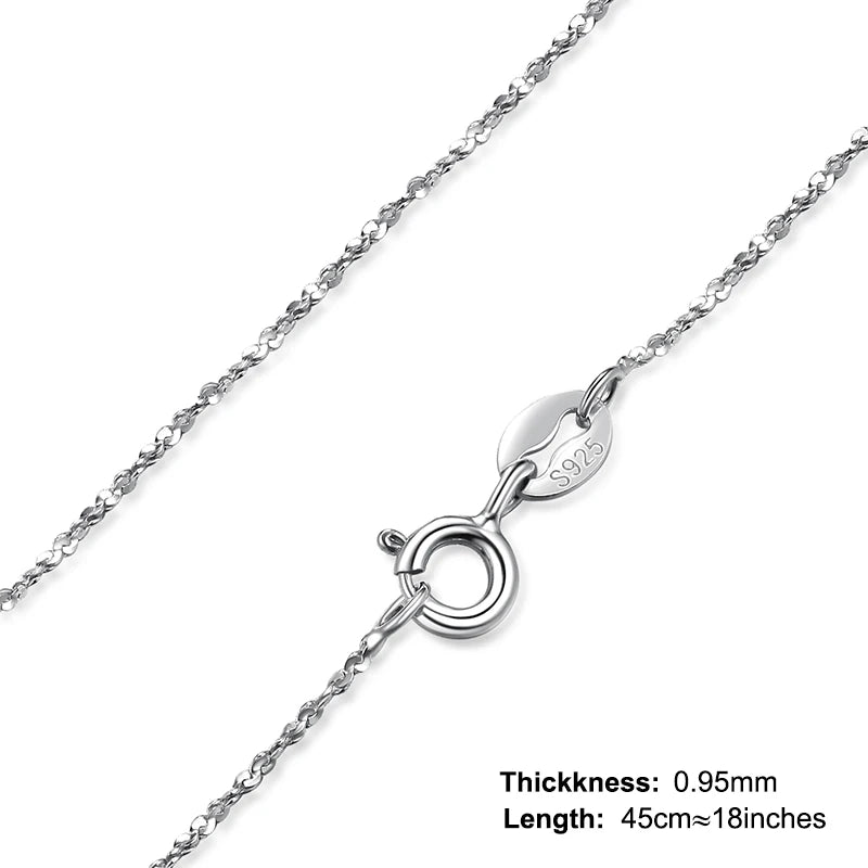 925 sterling silver chain necklace