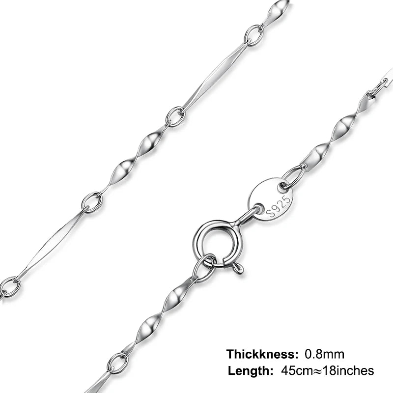 925 sterling silver chain necklace